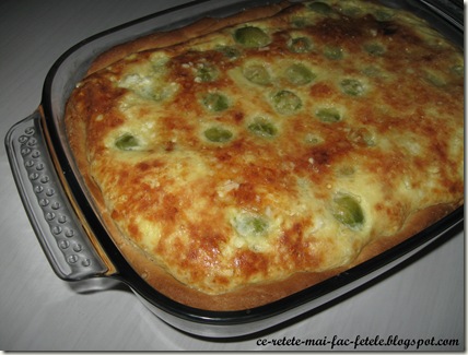 Quiche cu varză de Bruxelles