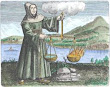 Roger Bacon From Maier Symbola Aurea Mensae Franckfurt 1617