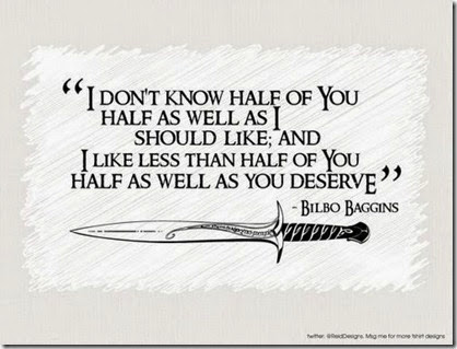 Bilbo Birthday Quote