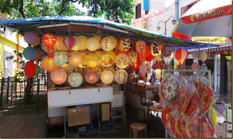 Cingapura - Chinatown - Stand de lanterninhas