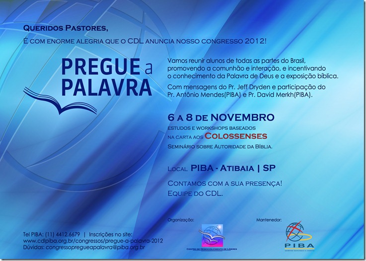 Pregue a Palavra