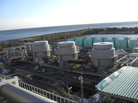 Outdoor seawater facility of Fukushima Daiichi Nuclear Plant Unit 6, 9 september 2011. TEPCO