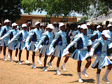 They had the "Drum Majorettes" start off the ceremony by marching down in a line and having us all enter the tent by walking through their lines. South Africa - 524.jpg