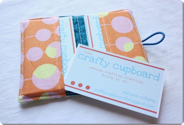 DIY business card holder