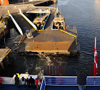 Pulling away from the port