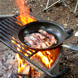 Rendering down bacon
