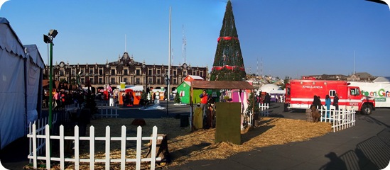 festejos en la plaza de Toluca