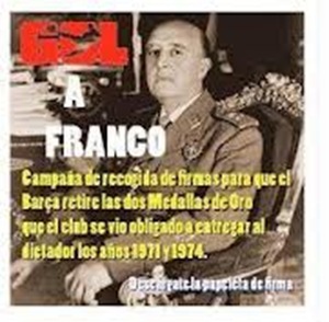 CAMPAA RETIRAR MEDALLAS FRANCO