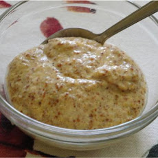 Homemade English Ale Mustard With Garlic