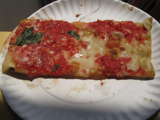 The Sicilian-style pizza from Jiannetto's