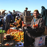 Vegetable market in Imin