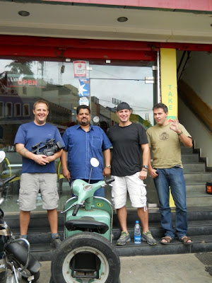 The guys with the owner of Ammi's