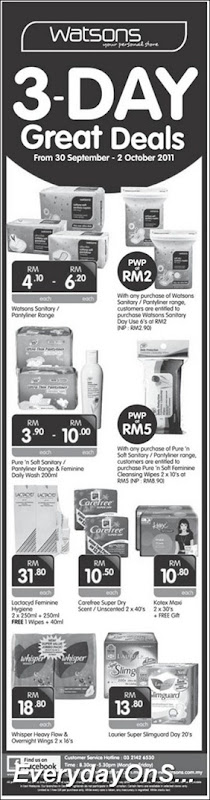 watsons-3-days-special-2011-EverydayOnSales-Warehouse-Sale-Promotion-Deal-Discount