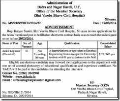 dnh administration - www.IndGOvtJobs.in