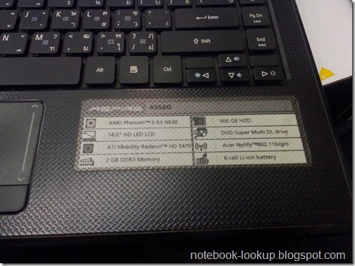 ทดลองแก้ปัญหาความร้อน Acer Aspire 4552G ทดลองแก้ปัญหาความร้อน Acer Aspire 4552G