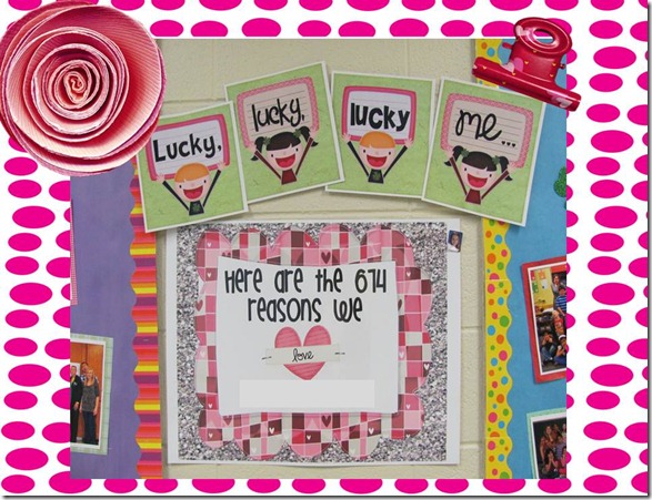 Lucky, Lucky, Lucky, Me Bulletin Board Idea