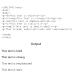 HTML Text Formating