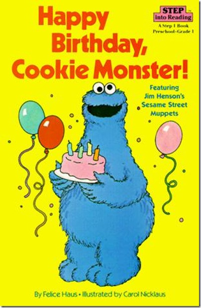 Happy Birthday Sesame Street featuring Cookies Monster