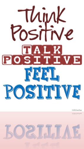 think positive poster