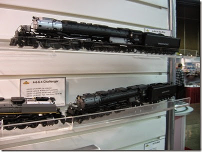 IMG_5326 HO-Scale Union Pacific 4-8-8-4 Big Boy & 4-6-6-4 Challengers by Athearn Genesis at the WGH Show in Portland, OR on February 17, 2007