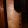 Art-Deco vanity in walnut inlaid with Ebony & Boxwood with 2 drawers & the bottom of the doors is surfaced with Birdseye Maple