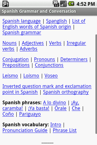 Spanish Study Guide