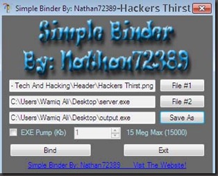 hide keyloggers and rat s by using binders ht hackers thirst