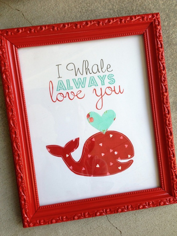 I whale always love you cheesy valentine