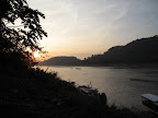 Mekong River at sunset