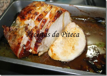 Lombo de porco com Porto e mostarda com mel Lombo de porco com Porto e mostarda com mel