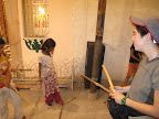 Playing with the kids