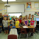WBFJ Cici's Pizza Pledge - Grays Chapel Elementary - Ms. Hedrick's 4th Grade Class - Franklinville -