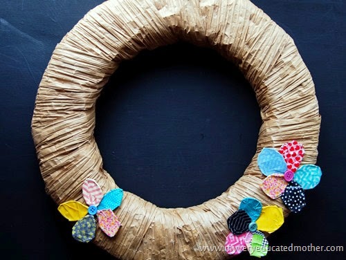 #Wreath #Paperclips #WashiTape #Crafts