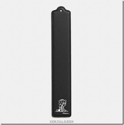 COACH X Peanuts leather bookmark - USD 30 - black 05