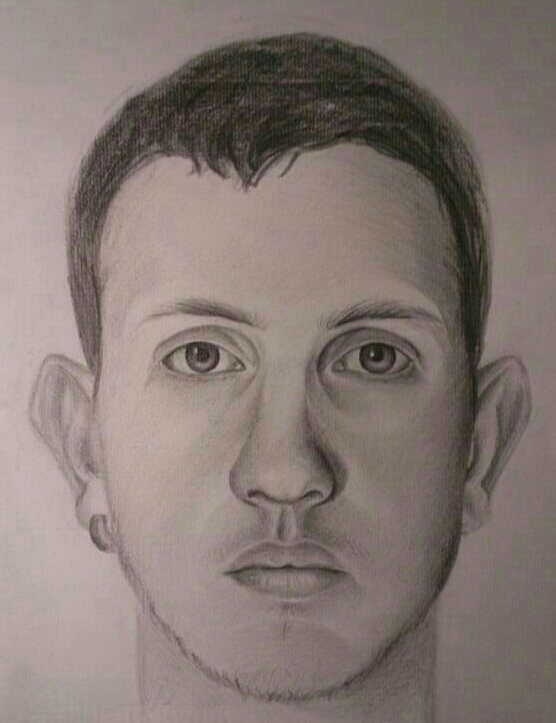 Sin Crisis de Arte Autorretrato frente al espejo para dibujo.