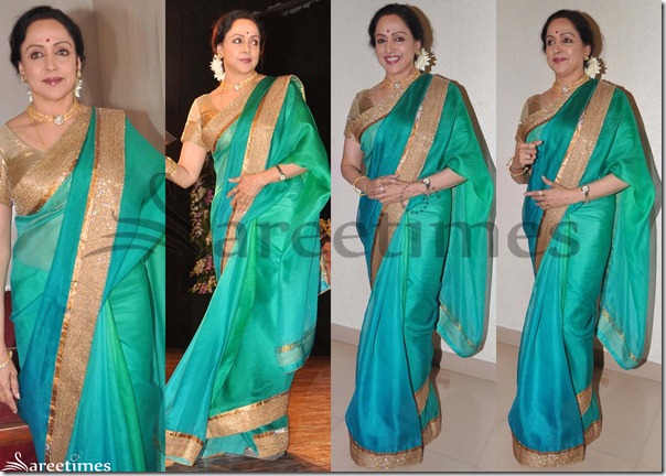 Hema_Malini_Dual_Color_Saree Hema_Malini_Dual_Color_Saree