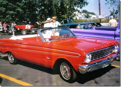 34 1964 Ford Falcon Futura Sprint Convertible in the Rainier Shopping Center parking lot for Rainier Days in the Park on July 13, 1996