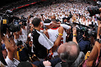 lebron james nba 110511 mia vs bos 25 game 5 Dwyane Wade & LeBron James lead Heat past Celtics into East finals
