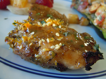 Mango Barbecue Chicken