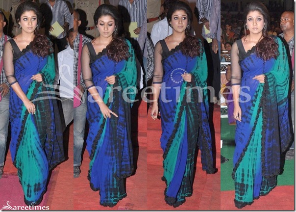 Nayanthara_Tricolor_Georgette_Sari(1)
