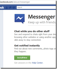 facebook Messenger install