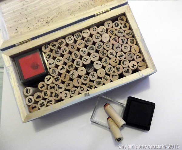stamps and ink