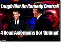 Laugh Riot On Comedy Central 4 Dead Americans not 'optimal' not optimal