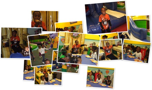 View Andre's 8th birthday at Monkey Joe's
