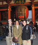 At Senso-Ji Temple with Masako