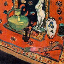 13.- Matisse. Estatuilla sobre alfombra oriental