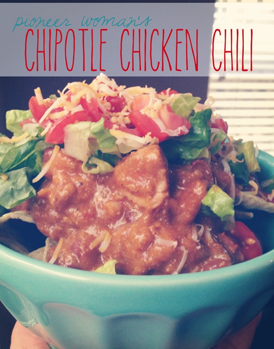 Pioneer Woman’s Chipotle Chicken Chili ~ Shan Made
