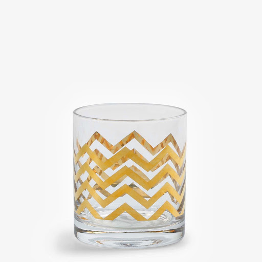 These Hollywood Regency-inspired double old-fashioned glasses from C. Wonder are so stylish. They're the perfect tabletop decoration. These Hollywood Regency-inspired double old-fashioned glasses from C. Wonder are so stylish. They're the perfect tabletop decoration.