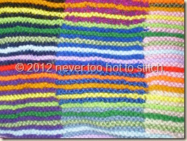 2012 Intarsia blanket striping detail