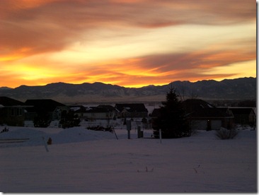 View from Grandma and Grandpa's on Christmas Eve